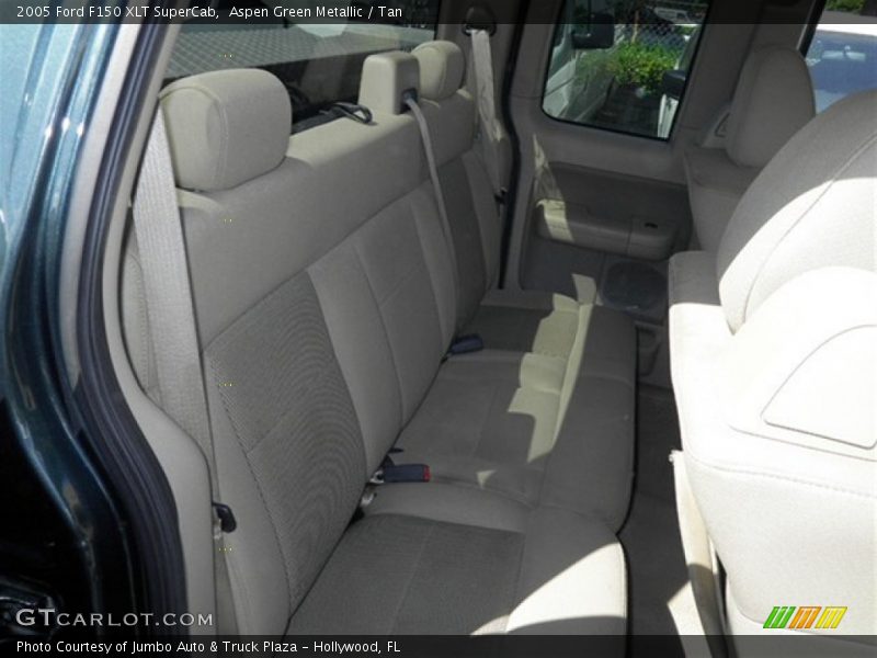 Aspen Green Metallic / Tan 2005 Ford F150 XLT SuperCab