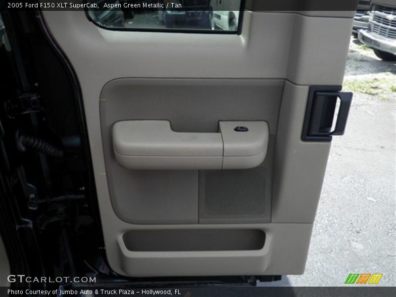 Aspen Green Metallic / Tan 2005 Ford F150 XLT SuperCab