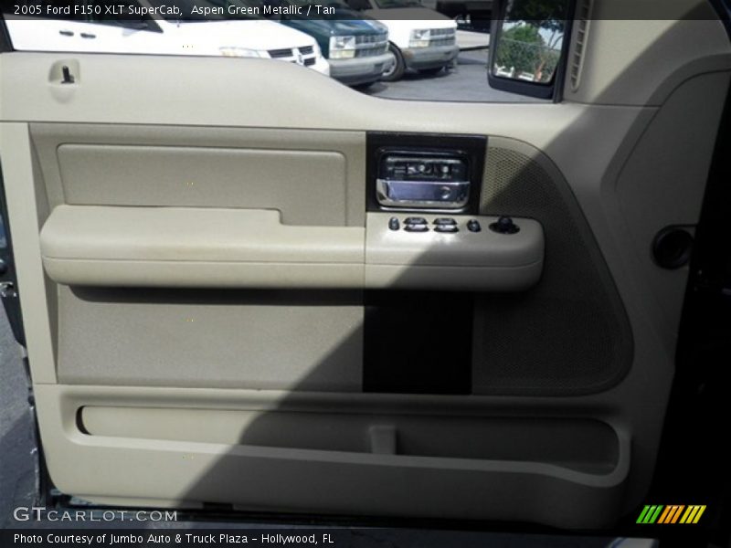 Aspen Green Metallic / Tan 2005 Ford F150 XLT SuperCab