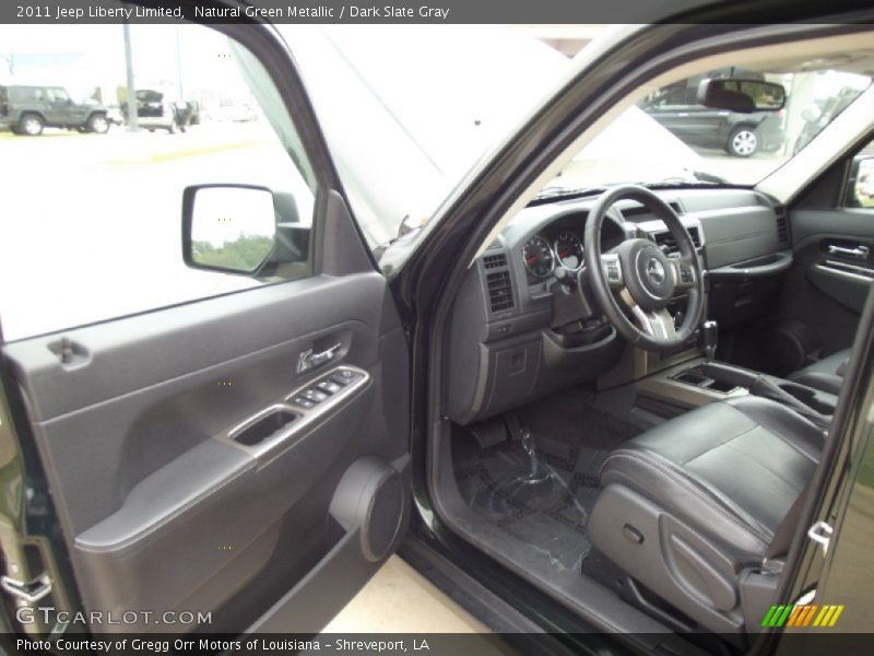 Natural Green Metallic / Dark Slate Gray 2011 Jeep Liberty Limited
