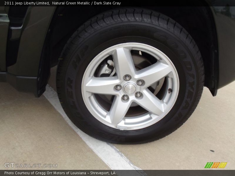 Natural Green Metallic / Dark Slate Gray 2011 Jeep Liberty Limited