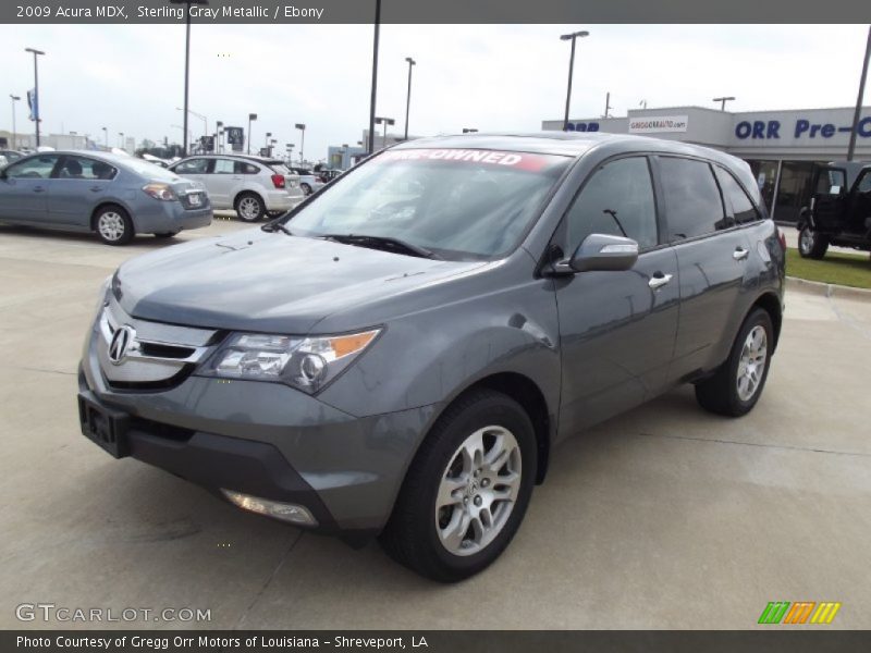 Sterling Gray Metallic / Ebony 2009 Acura MDX