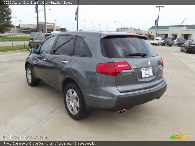 Sterling Gray Metallic / Ebony 2009 Acura MDX