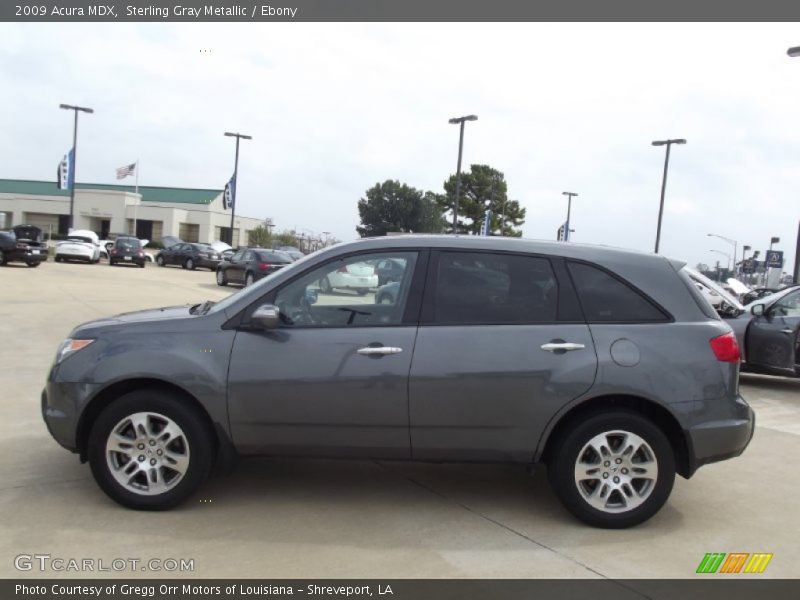 Sterling Gray Metallic / Ebony 2009 Acura MDX