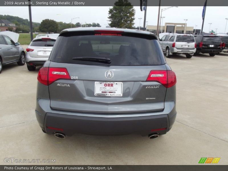 Sterling Gray Metallic / Ebony 2009 Acura MDX