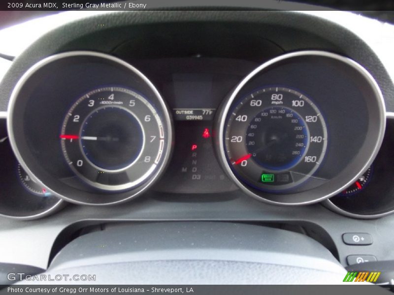 Sterling Gray Metallic / Ebony 2009 Acura MDX