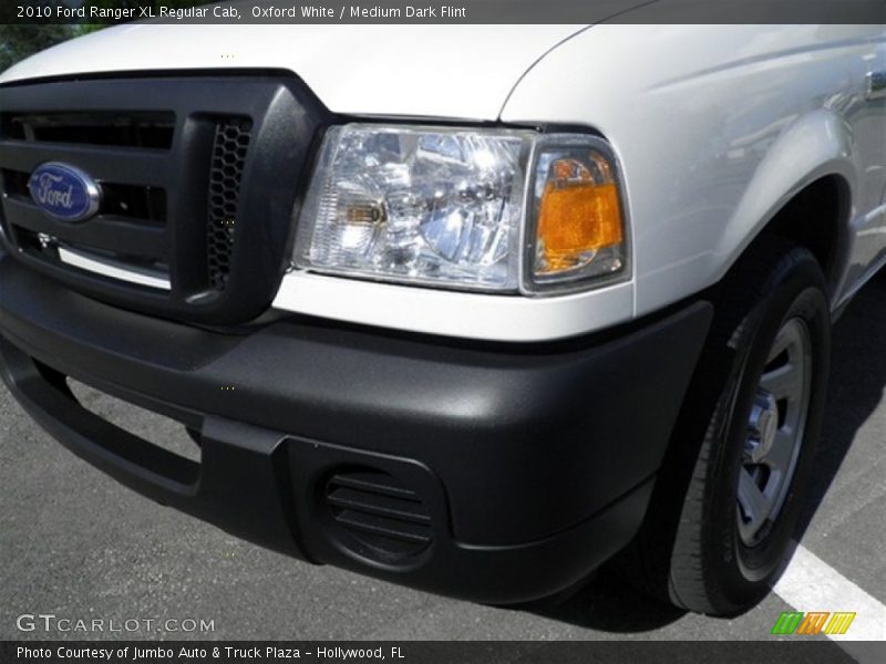 Oxford White / Medium Dark Flint 2010 Ford Ranger XL Regular Cab