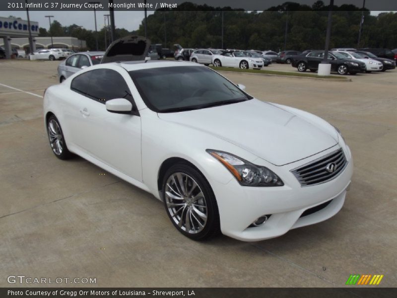 Moonlight White / Wheat 2011 Infiniti G 37 Journey Coupe