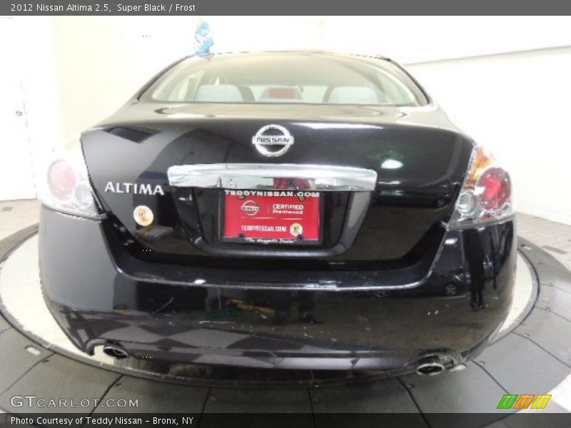 Super Black / Frost 2012 Nissan Altima 2.5