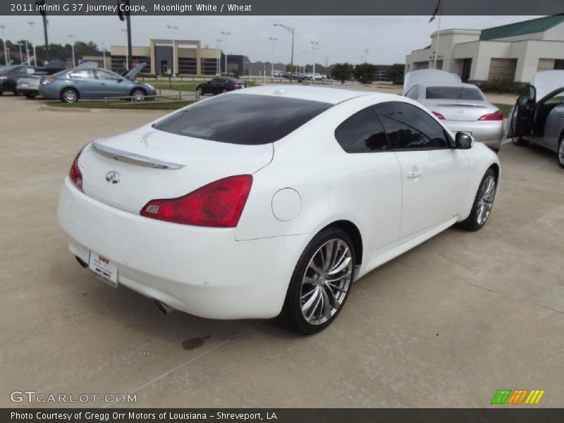 Moonlight White / Wheat 2011 Infiniti G 37 Journey Coupe