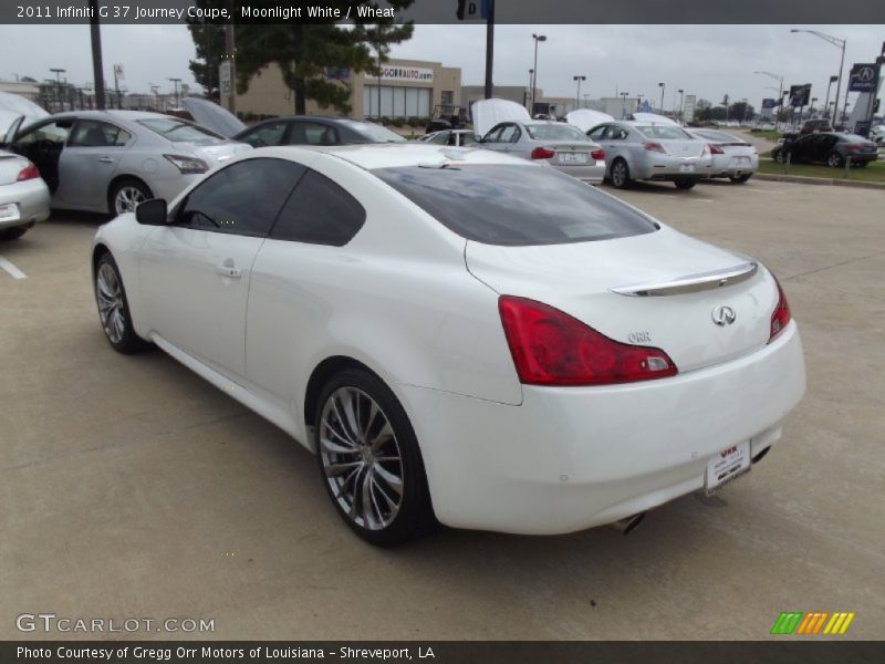 Moonlight White / Wheat 2011 Infiniti G 37 Journey Coupe