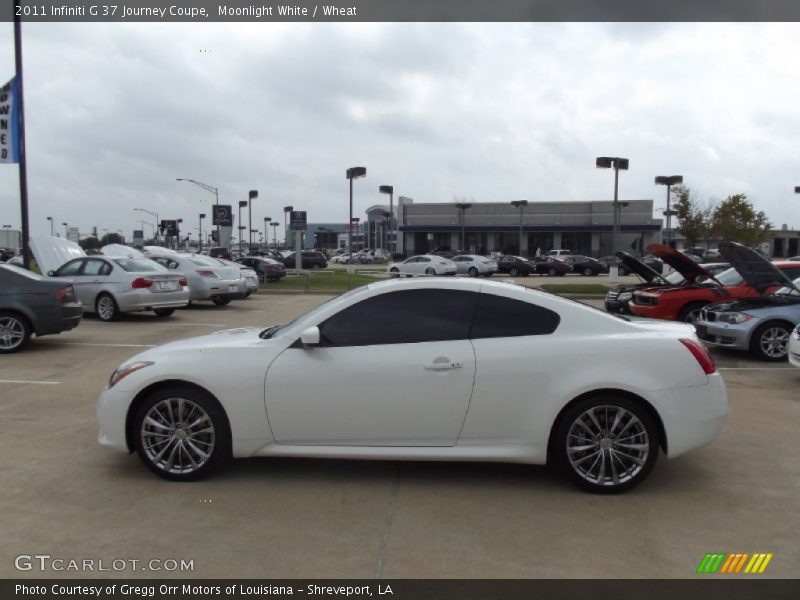 Moonlight White / Wheat 2011 Infiniti G 37 Journey Coupe