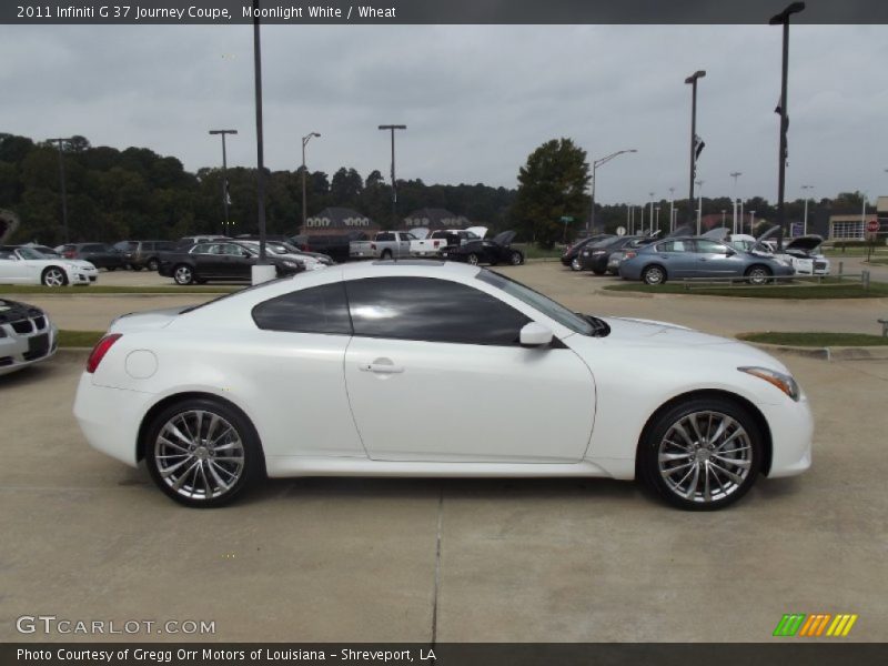 Moonlight White / Wheat 2011 Infiniti G 37 Journey Coupe