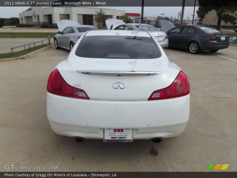 Moonlight White / Wheat 2011 Infiniti G 37 Journey Coupe
