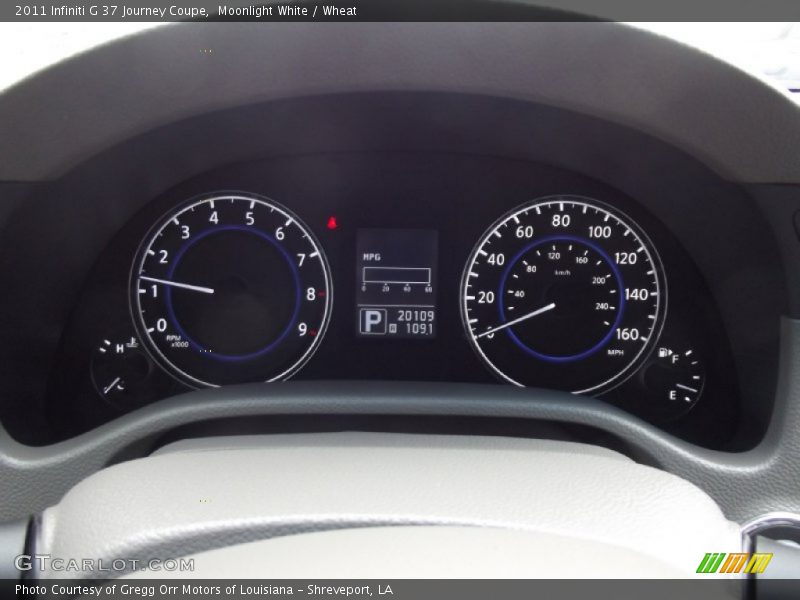 Moonlight White / Wheat 2011 Infiniti G 37 Journey Coupe