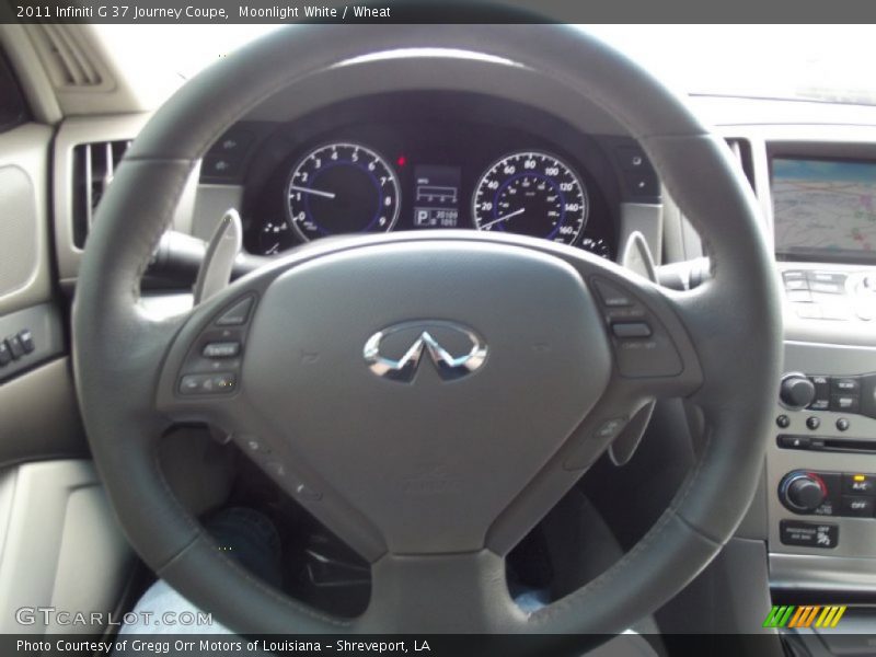 Moonlight White / Wheat 2011 Infiniti G 37 Journey Coupe