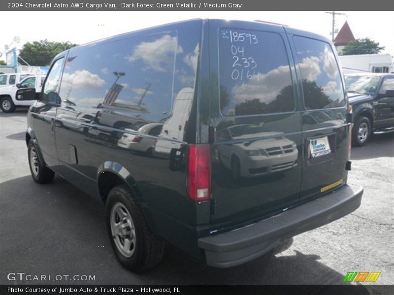  2004 Astro AWD Cargo Van Dark Forest Green Metallic