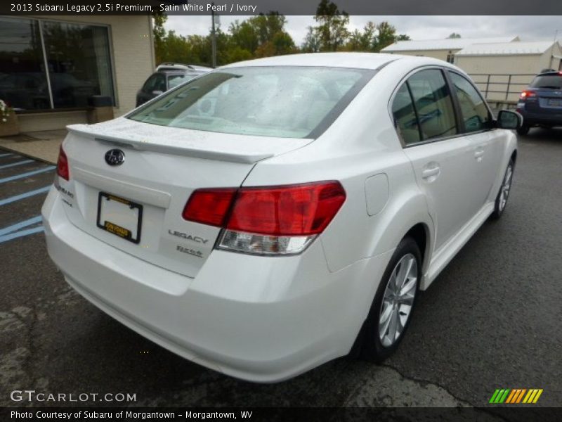 Satin White Pearl / Ivory 2013 Subaru Legacy 2.5i Premium