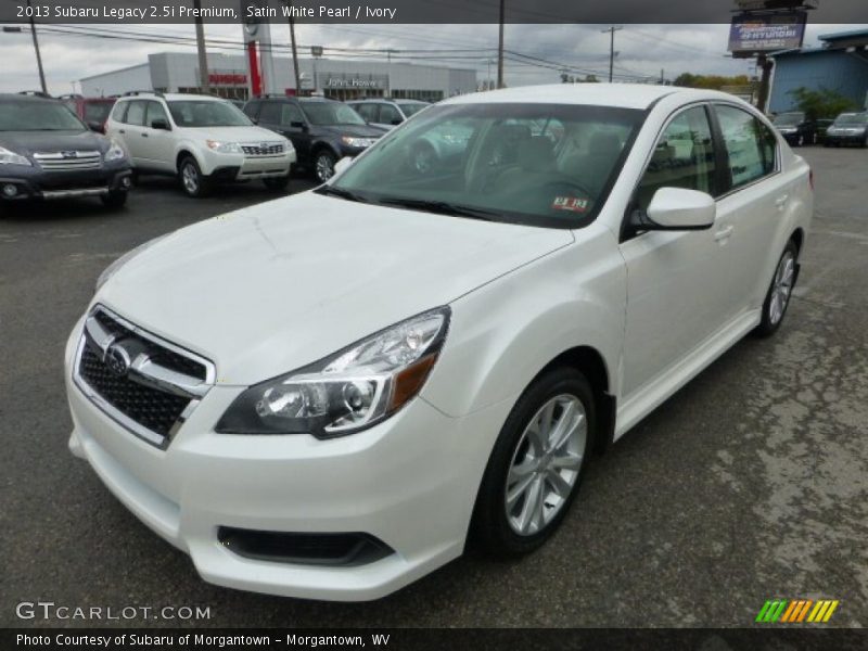 Satin White Pearl / Ivory 2013 Subaru Legacy 2.5i Premium