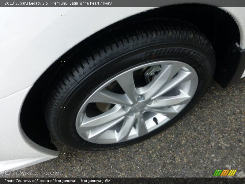 Satin White Pearl / Ivory 2013 Subaru Legacy 2.5i Premium