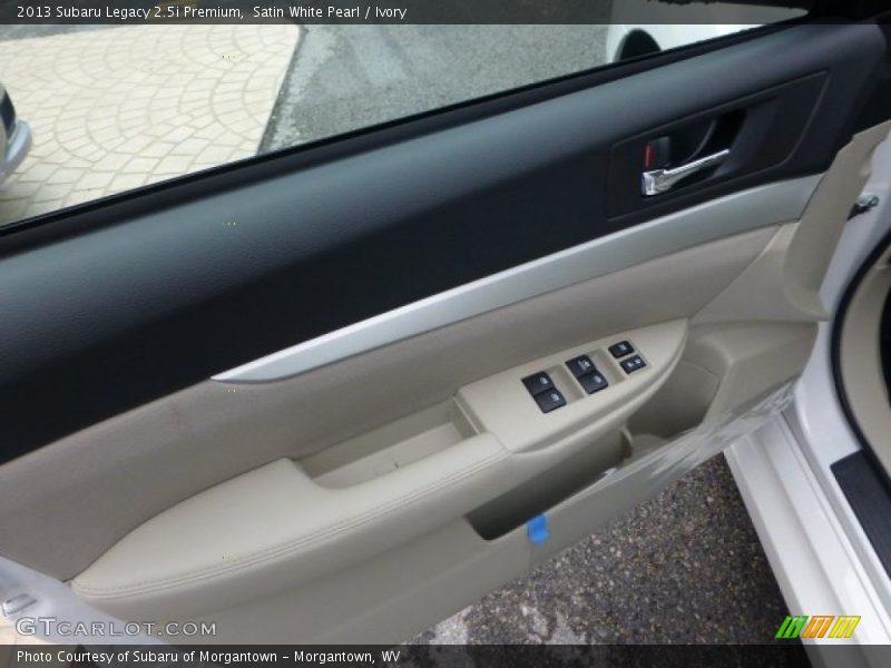 Satin White Pearl / Ivory 2013 Subaru Legacy 2.5i Premium