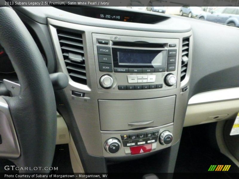 Satin White Pearl / Ivory 2013 Subaru Legacy 2.5i Premium