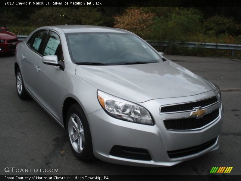 Silver Ice Metallic / Jet Black 2013 Chevrolet Malibu LT