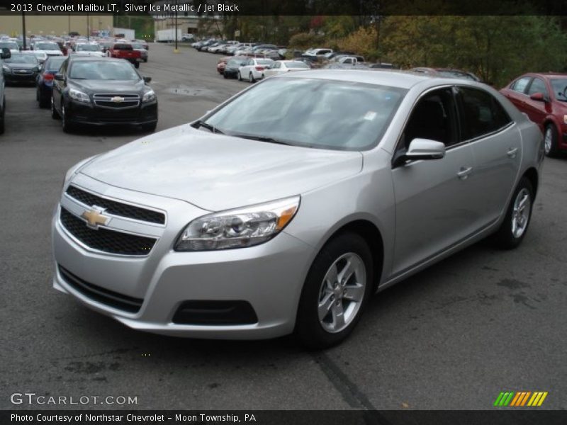 Silver Ice Metallic / Jet Black 2013 Chevrolet Malibu LT