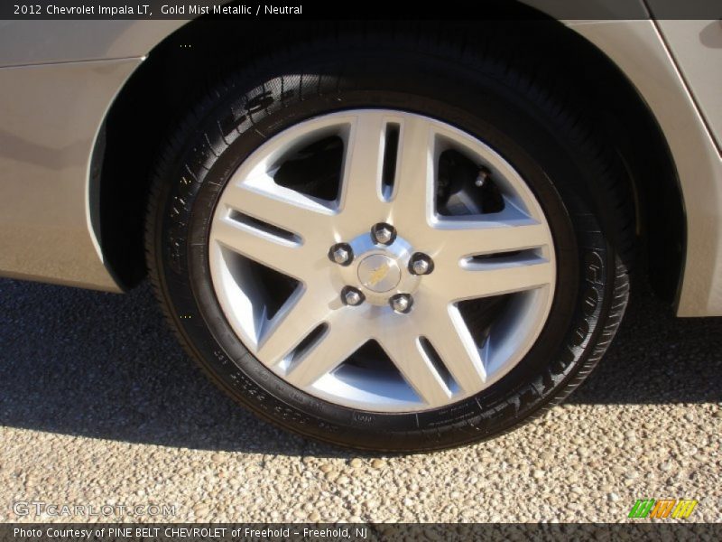 Gold Mist Metallic / Neutral 2012 Chevrolet Impala LT