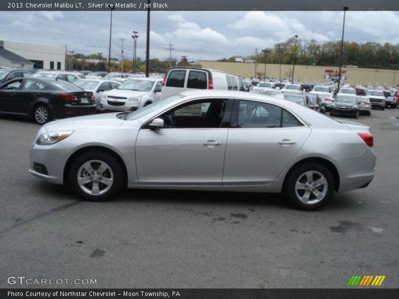 Silver Ice Metallic / Jet Black 2013 Chevrolet Malibu LT