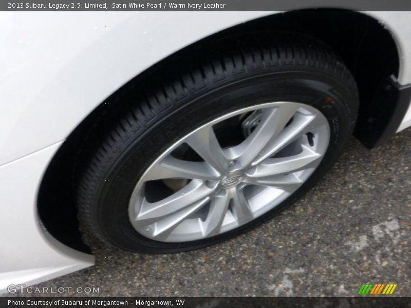 Satin White Pearl / Warm Ivory Leather 2013 Subaru Legacy 2.5i Limited
