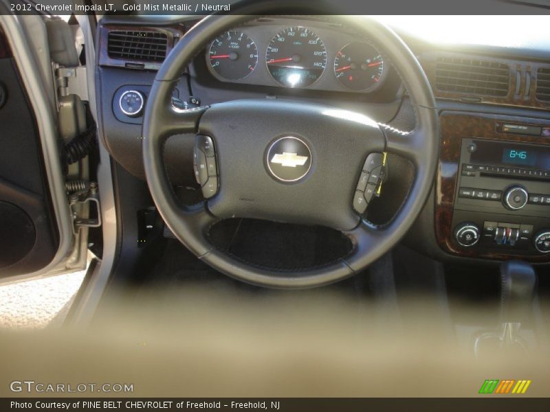 Gold Mist Metallic / Neutral 2012 Chevrolet Impala LT