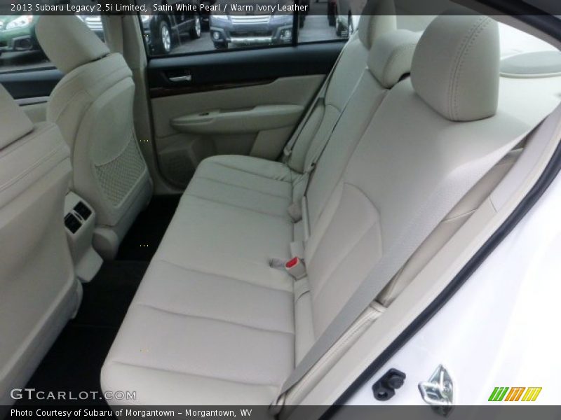 Satin White Pearl / Warm Ivory Leather 2013 Subaru Legacy 2.5i Limited