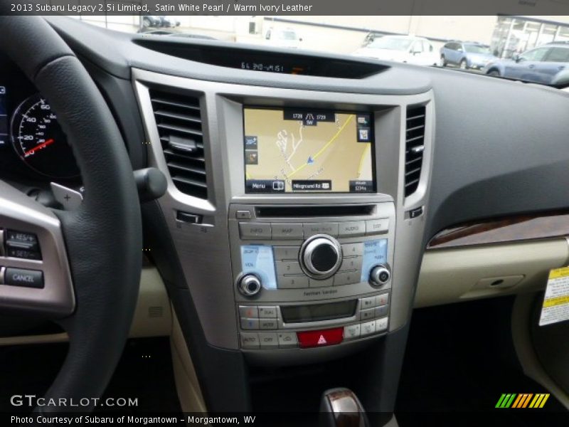 Satin White Pearl / Warm Ivory Leather 2013 Subaru Legacy 2.5i Limited