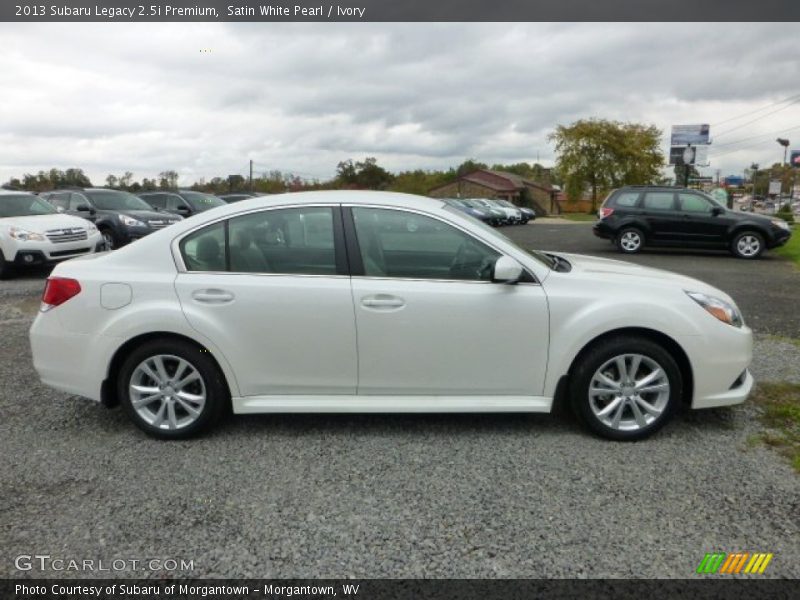 Satin White Pearl / Ivory 2013 Subaru Legacy 2.5i Premium