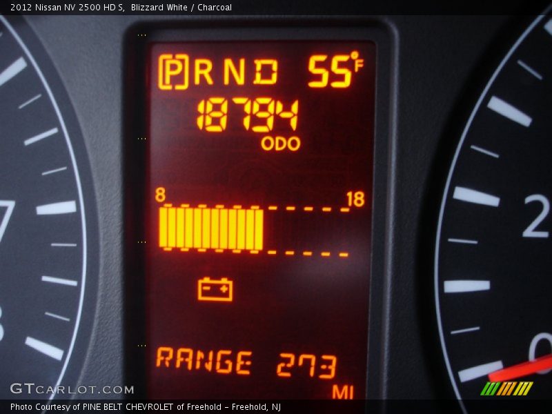 Blizzard White / Charcoal 2012 Nissan NV 2500 HD S
