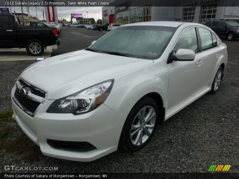 Satin White Pearl / Ivory 2013 Subaru Legacy 2.5i Premium