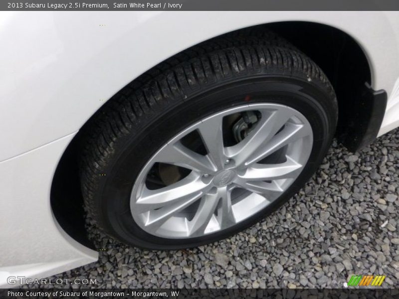 Satin White Pearl / Ivory 2013 Subaru Legacy 2.5i Premium