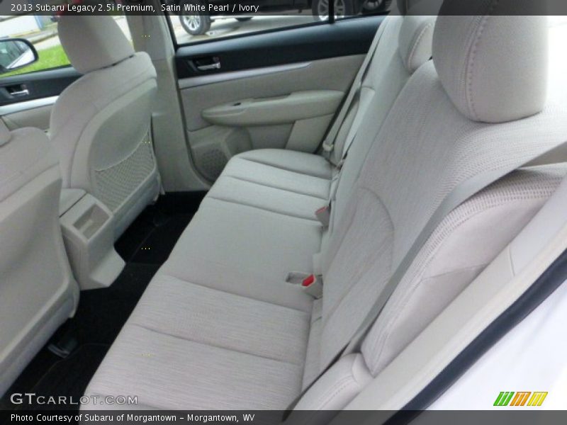 Satin White Pearl / Ivory 2013 Subaru Legacy 2.5i Premium
