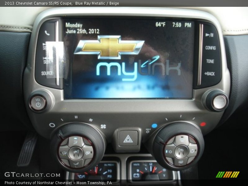 Controls of 2013 Camaro SS/RS Coupe