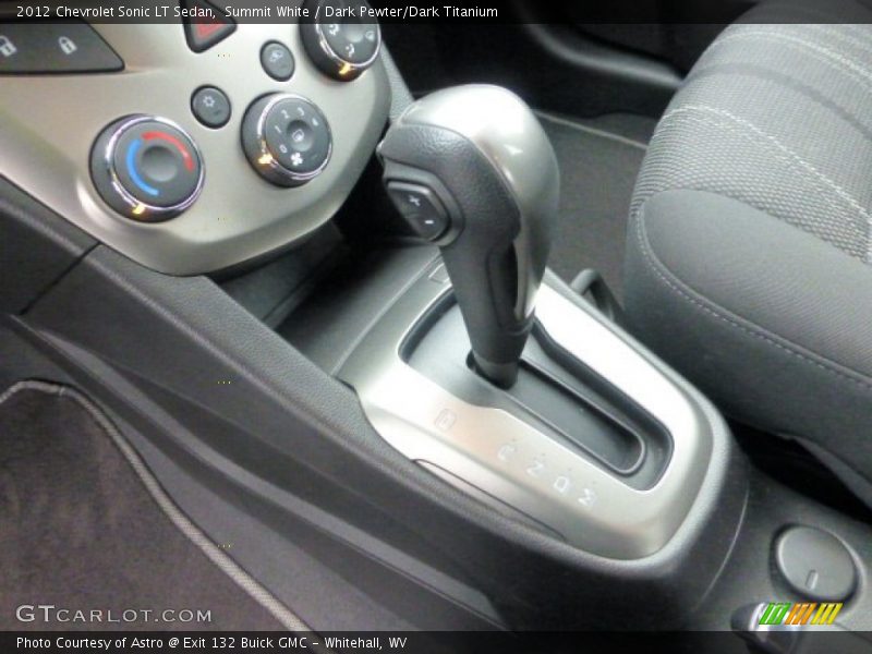 Summit White / Dark Pewter/Dark Titanium 2012 Chevrolet Sonic LT Sedan