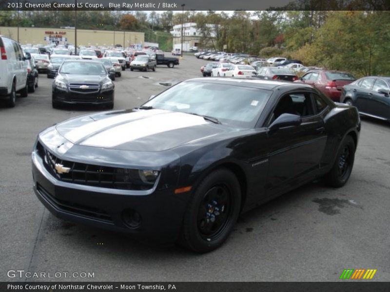 Blue Ray Metallic / Black 2013 Chevrolet Camaro LS Coupe