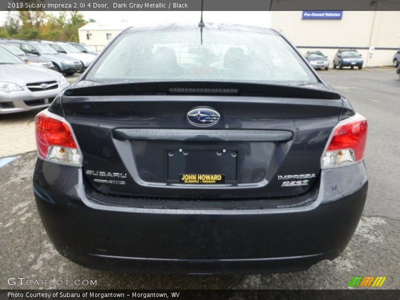 Dark Gray Metallic / Black 2013 Subaru Impreza 2.0i 4 Door