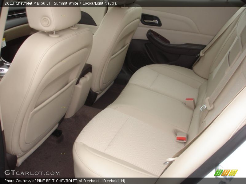 Summit White / Cocoa/Light Neutral 2013 Chevrolet Malibu LT