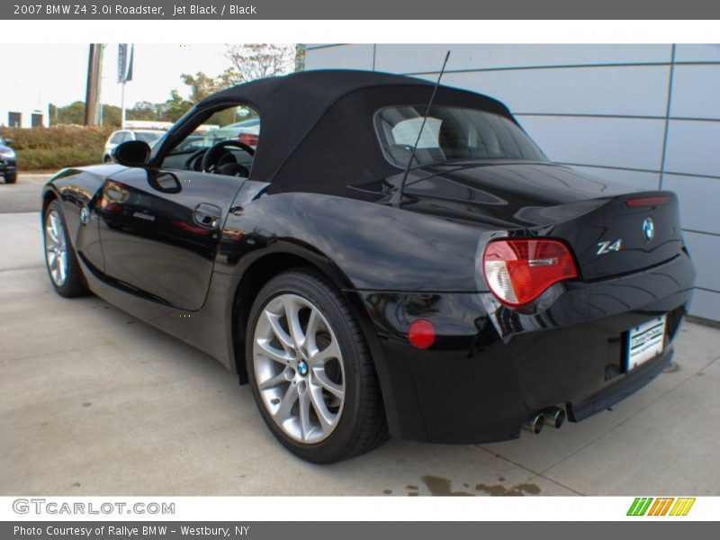 Jet Black / Black 2007 BMW Z4 3.0i Roadster
