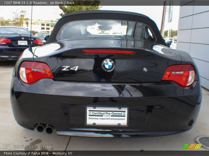 Jet Black / Black 2007 BMW Z4 3.0i Roadster