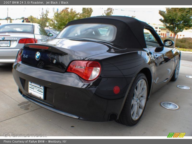 Jet Black / Black 2007 BMW Z4 3.0i Roadster