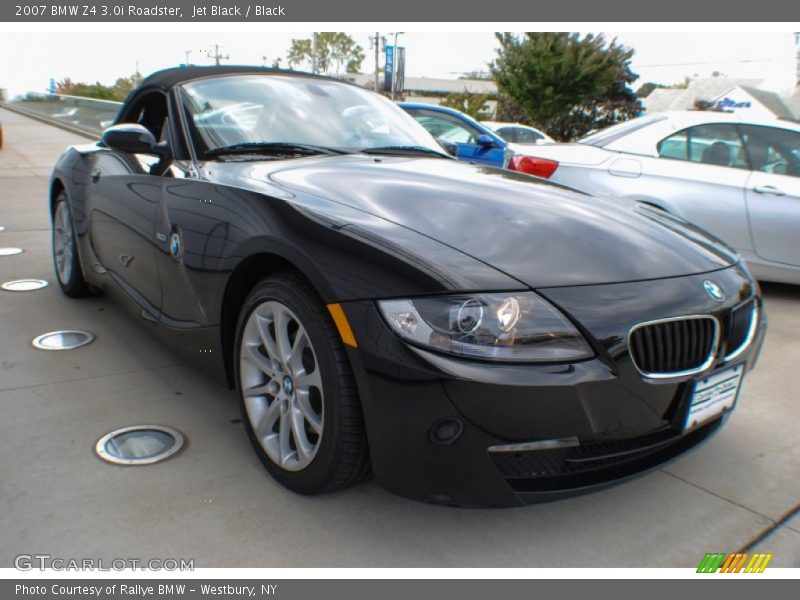 Jet Black / Black 2007 BMW Z4 3.0i Roadster