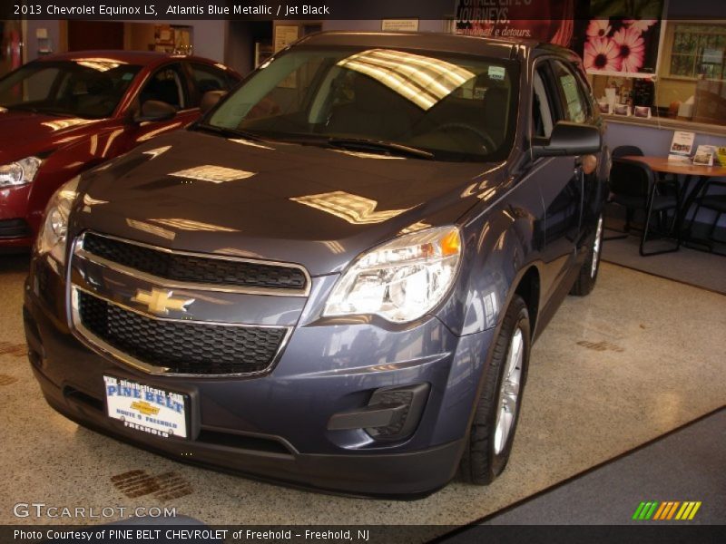 Atlantis Blue Metallic / Jet Black 2013 Chevrolet Equinox LS