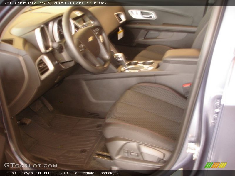 Atlantis Blue Metallic / Jet Black 2013 Chevrolet Equinox LS